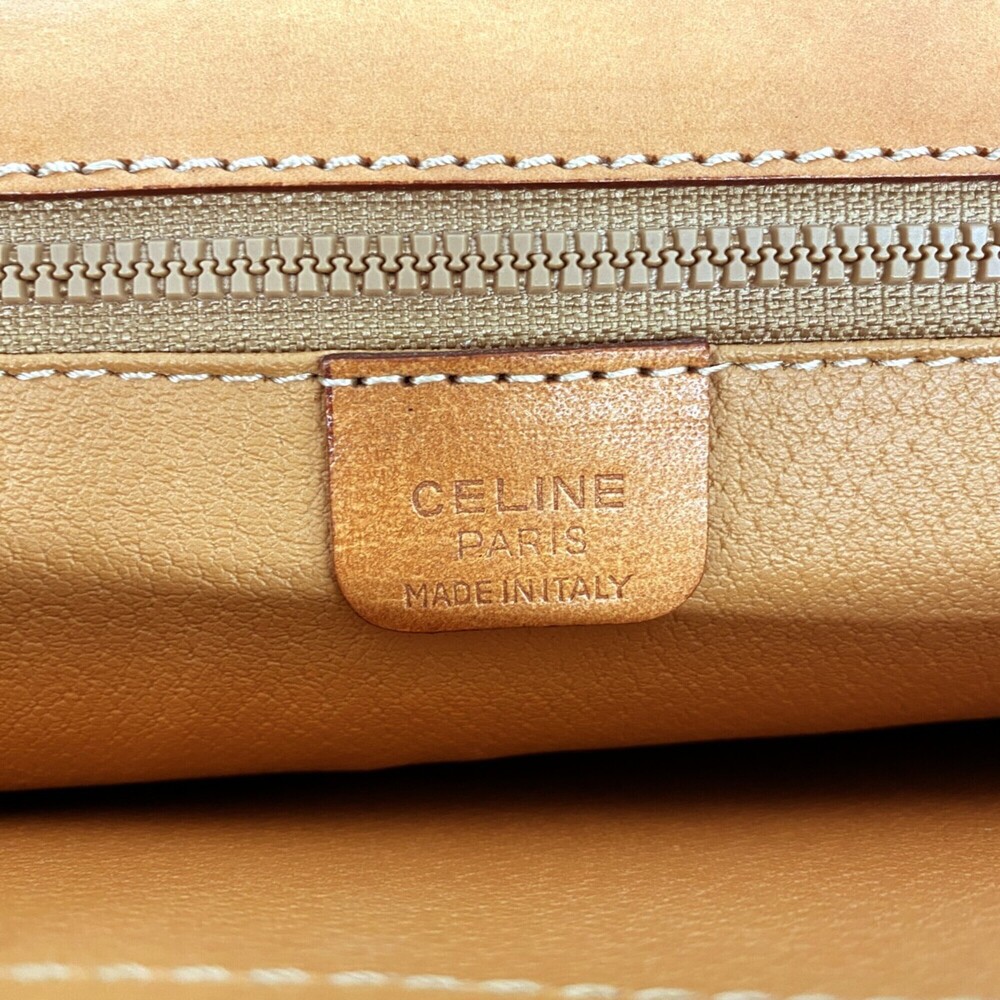Celine Macadam Shoulder Bag, Brown, Women's OP004364 - Picture 5 of 11